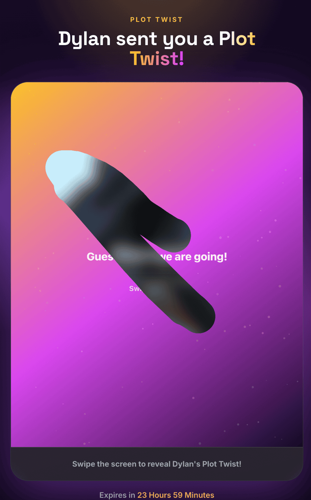 Scratch to reveal